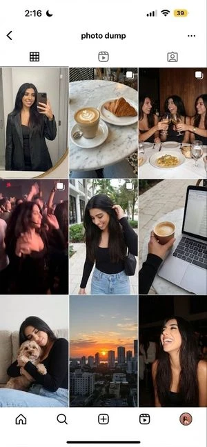 9-image Instagram-style weekend photo dump